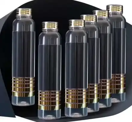 Golden Line Transparent Fridge Bottle