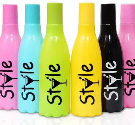 Style Printed Multicolour Fridge Bottle 500 ml